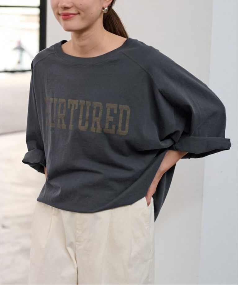 FRAMeWORK「ハーフスリーブロゴTEE」|Tシャツ・カットソー|