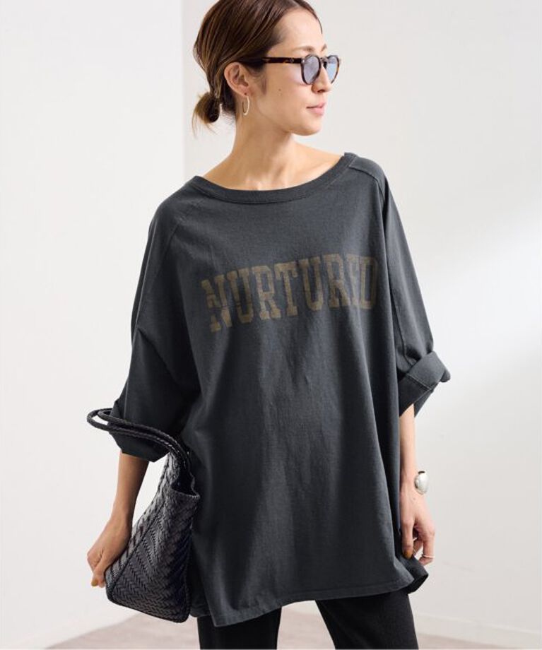 FRAMeWORK「ハーフスリーブロゴTEE」|Tシャツ・カットソー|