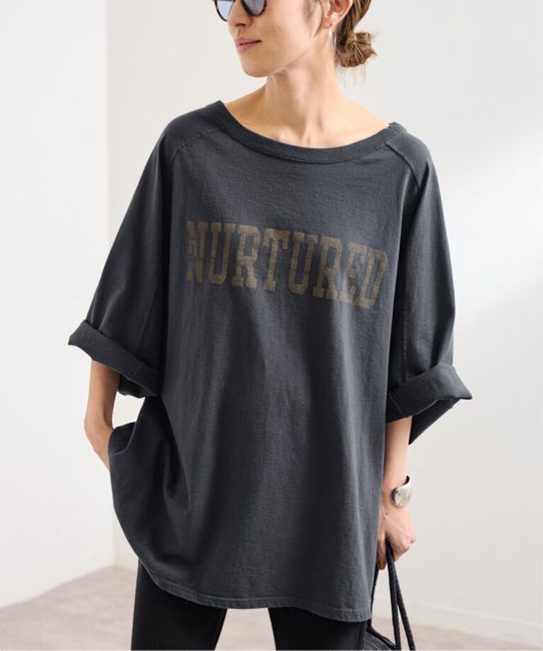 FRAMeWORK「ハーフスリーブロゴTEE」|Tシャツ・カットソー|