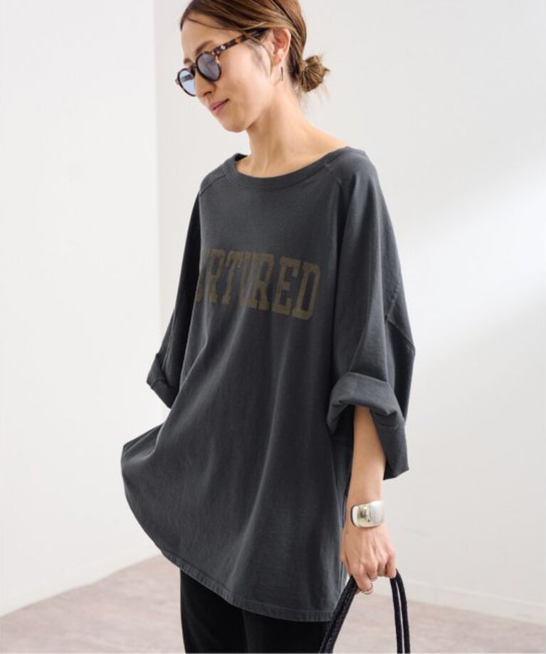 FRAMeWORK「ハーフスリーブロゴTEE」|Tシャツ・カットソー|