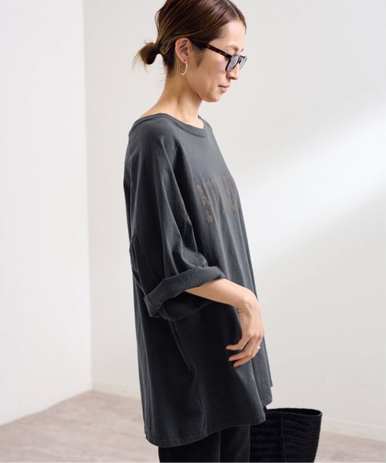 FRAMeWORK「ハーフスリーブロゴTEE」|Tシャツ・カットソー|