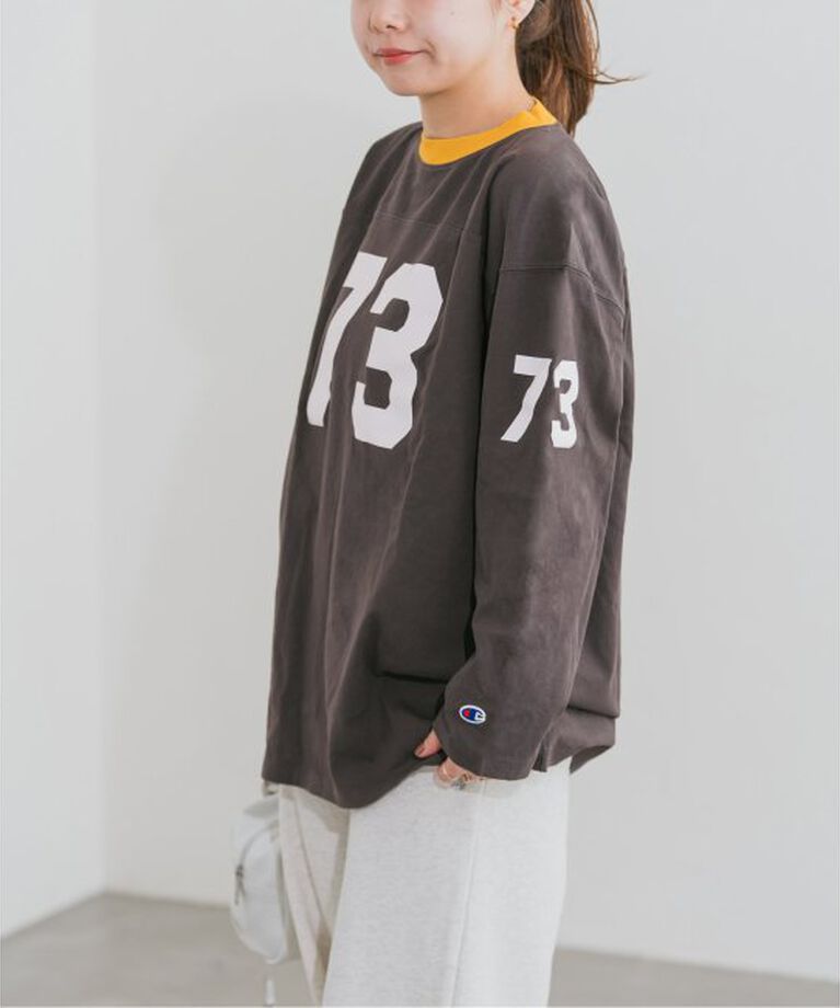 U by SPICK&SPAN「Champion/チャンピオン  3/4 SLEEVE FOOTBALL T-SHIRT」|Tシャツ・カットソー|