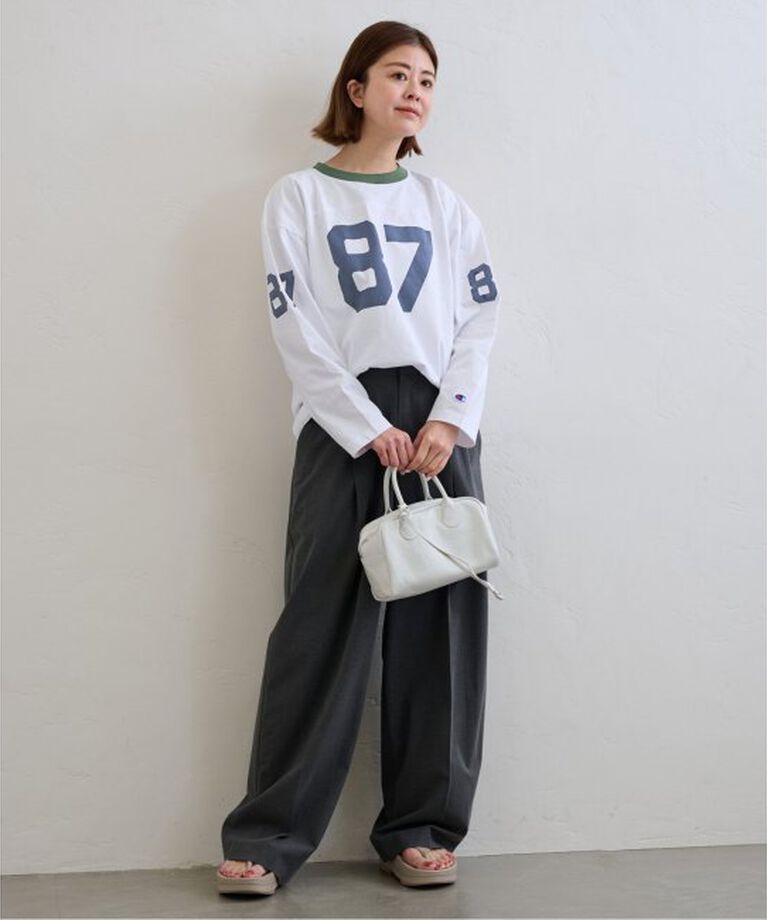 U by SPICK&SPAN「Champion/チャンピオン  3/4 SLEEVE FOOTBALL T-SHIRT」|Tシャツ・カットソー|