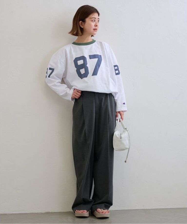 U by SPICK&SPAN「Champion/チャンピオン  3/4 SLEEVE FOOTBALL T-SHIRT」|Tシャツ・カットソー|