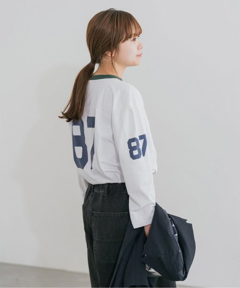 U by SPICK&SPAN「Champion/チャンピオン  3/4 SLEEVE FOOTBALL T-SHIRT」|Tシャツ・カットソー|