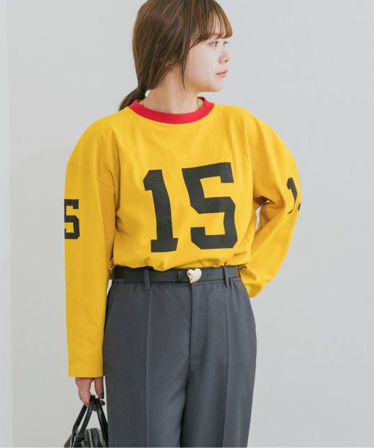 U by SPICK&SPAN「Champion/チャンピオン  3/4 SLEEVE FOOTBALL T-SHIRT」|Tシャツ・カットソー|