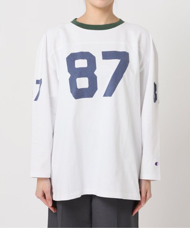 U by SPICK&SPAN「Champion/チャンピオン  3/4 SLEEVE FOOTBALL T-SHIRT」|Tシャツ・カットソー|
