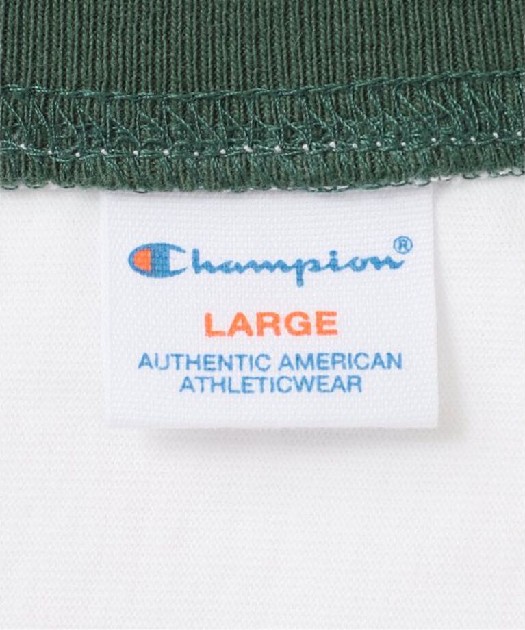 U by SPICK&SPAN「Champion/チャンピオン  3/4 SLEEVE FOOTBALL T-SHIRT」|Tシャツ・カットソー|