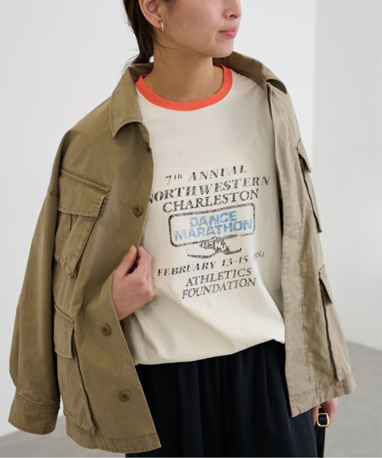 FRAMeWORK「COUTURE D`ADAM/クチュールドアダム T-SHIRT/Dance Marathon」|Tシャツ・カットソー|ベージュ