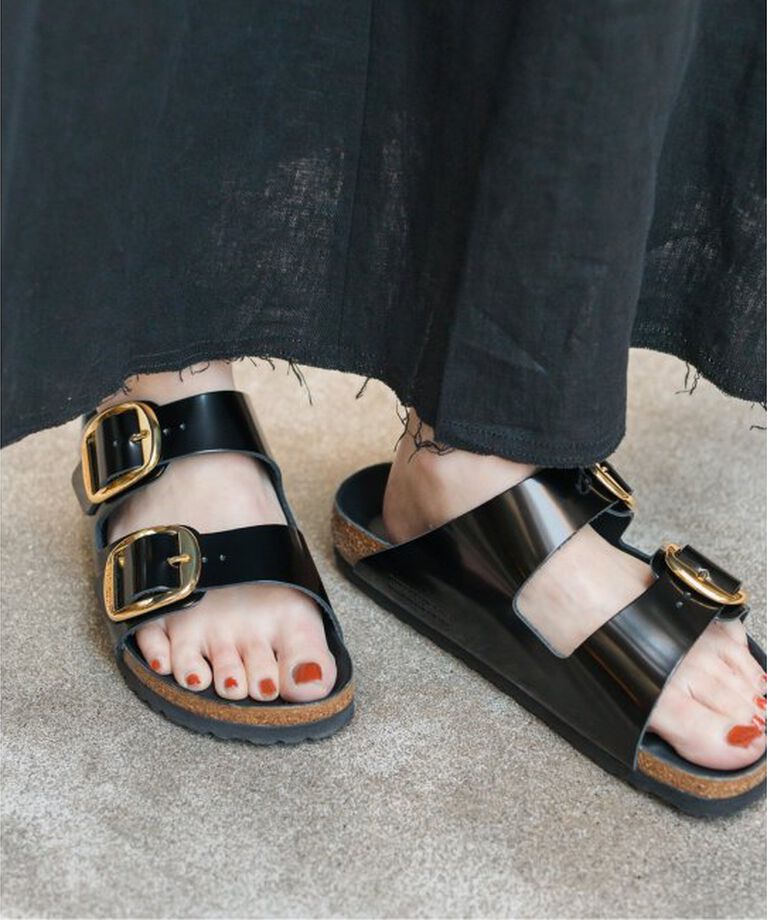Spick and Span「《追加》BIRKENSTOCK/ビルケンシュトック ARIZONA BIG BUCKLE HEX」|サンダル|ブラック