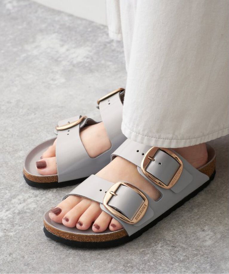 Spick and Span「《追加》BIRKENSTOCK/ビルケンシュトック ARIZONA BIG BUCKLE HEX」|サンダル|グレーB