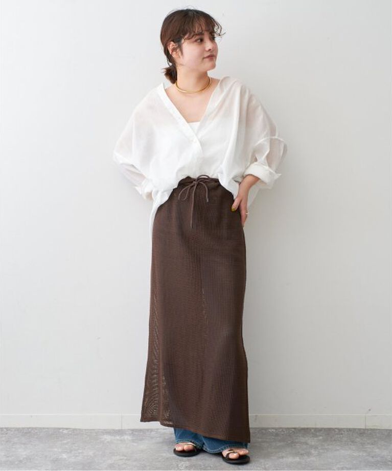 Spick and Span「シアーカシュクールシャツ」|シャツ・ブラウス|