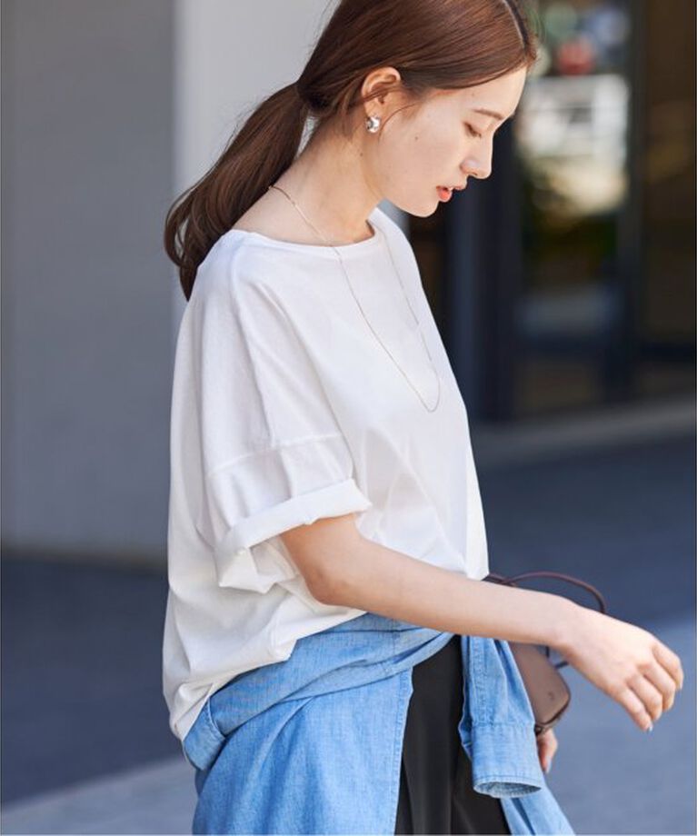 FRAMeWORK「ドライタッチコットンS/S-Tee」|Tシャツ・カットソー|