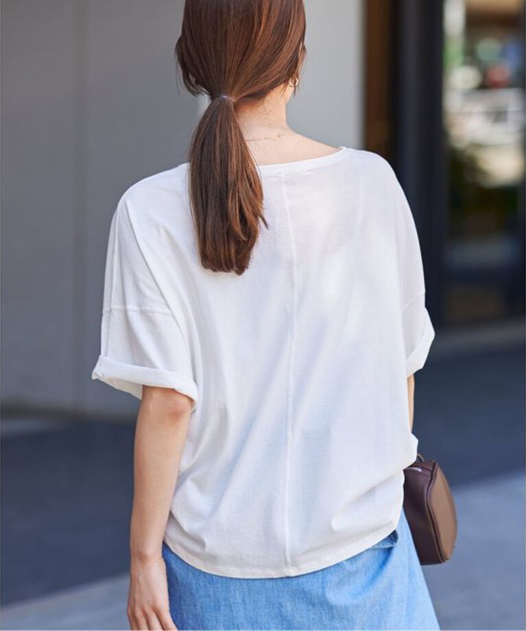 FRAMeWORK「ドライタッチコットンS/S-Tee」|Tシャツ・カットソー|