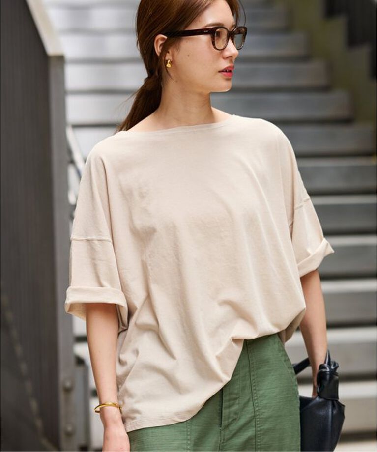 FRAMeWORK「ドライタッチコットンS/S-Tee」|Tシャツ・カットソー|