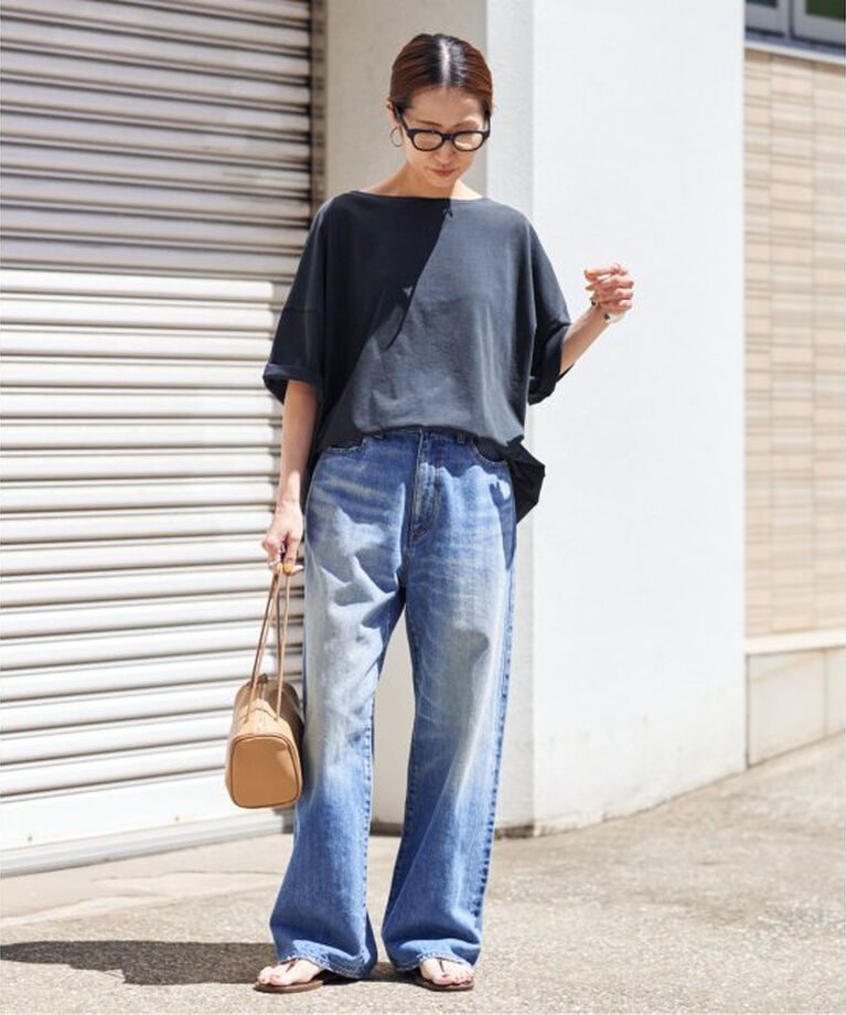 FRAMeWORK「ドライタッチコットンS/S-Tee」|Tシャツ・カットソー|