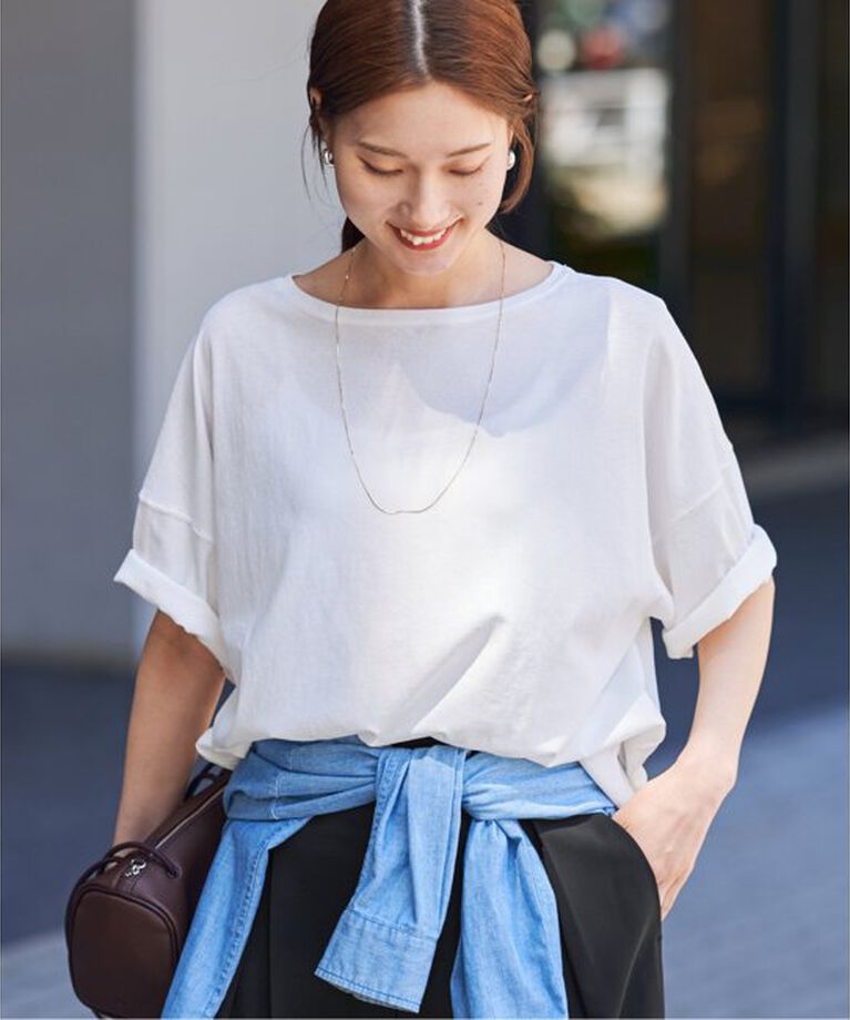 FRAMeWORK「ドライタッチコットンS/S-Tee」|Tシャツ・カットソー|