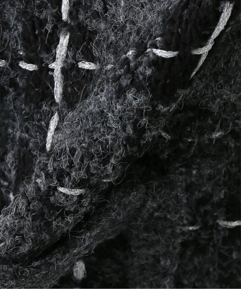  「【TORRAZZO DONNA/トラッゾドンナ】Check Pattern Vneck Knit Jacket」|カーディガン|