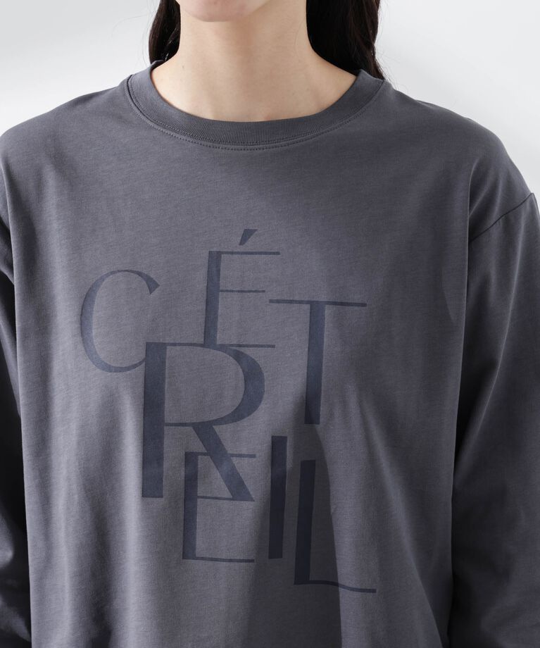 nano･universe「プリントロゴロンT」|Tシャツ・カットソー|