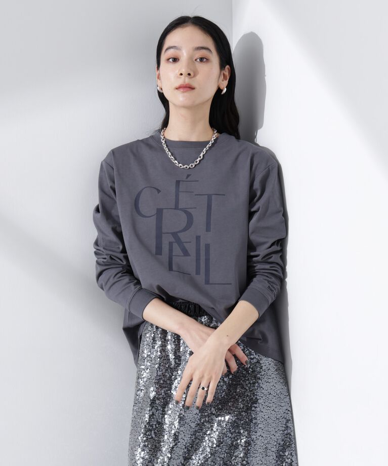 nano･universe「プリントロゴロンT」|Tシャツ・カットソー|