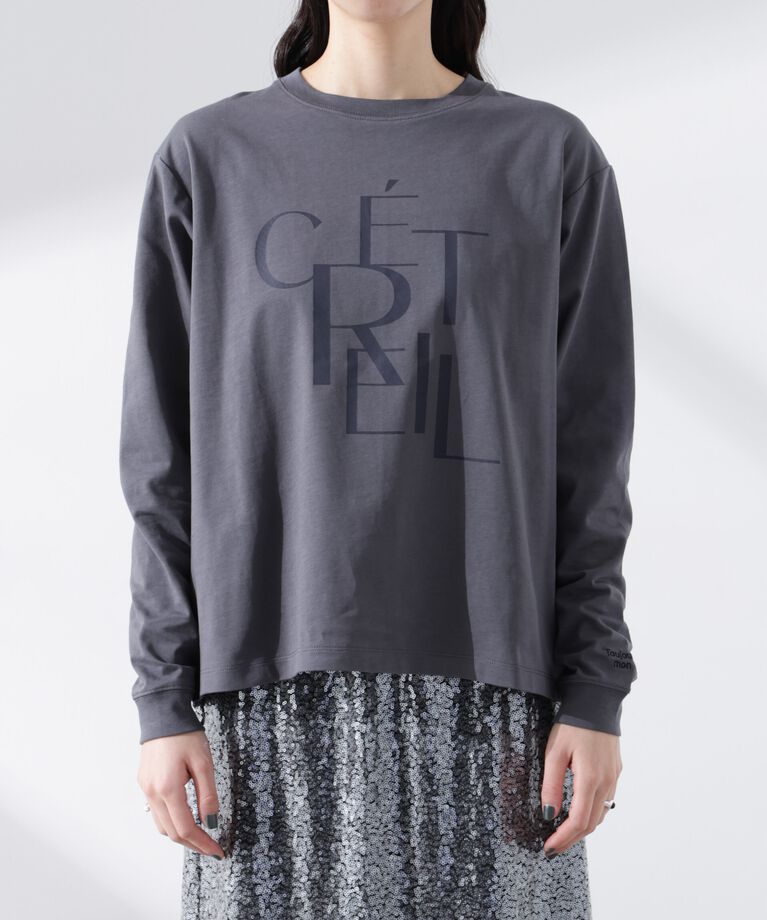 nano･universe「プリントロゴロンT」|Tシャツ・カットソー|