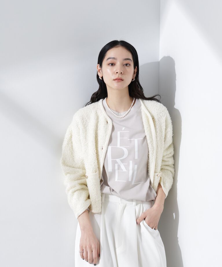 nano･universe「プリントロゴロンT」|Tシャツ・カットソー|