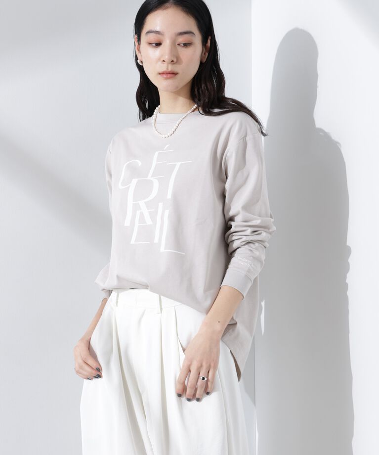 nano･universe「プリントロゴロンT」|Tシャツ・カットソー|