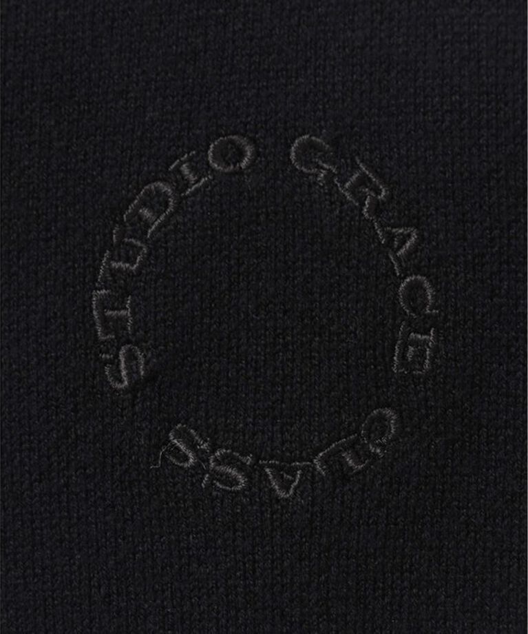 Grace Class「ロゴ刺繍ニットパーカー」|パーカー|