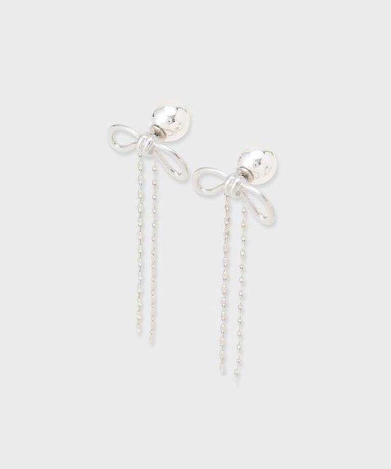 GRACE CONTINENTAL「リボンチェーンピアス」|ピアス|