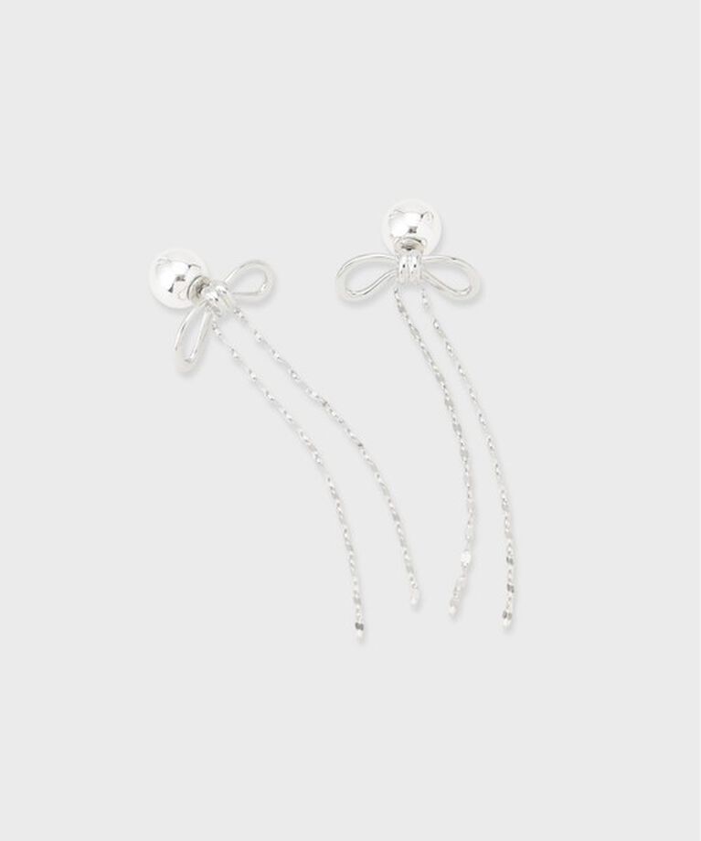 GRACE CONTINENTAL「リボンチェーンピアス」|ピアス|