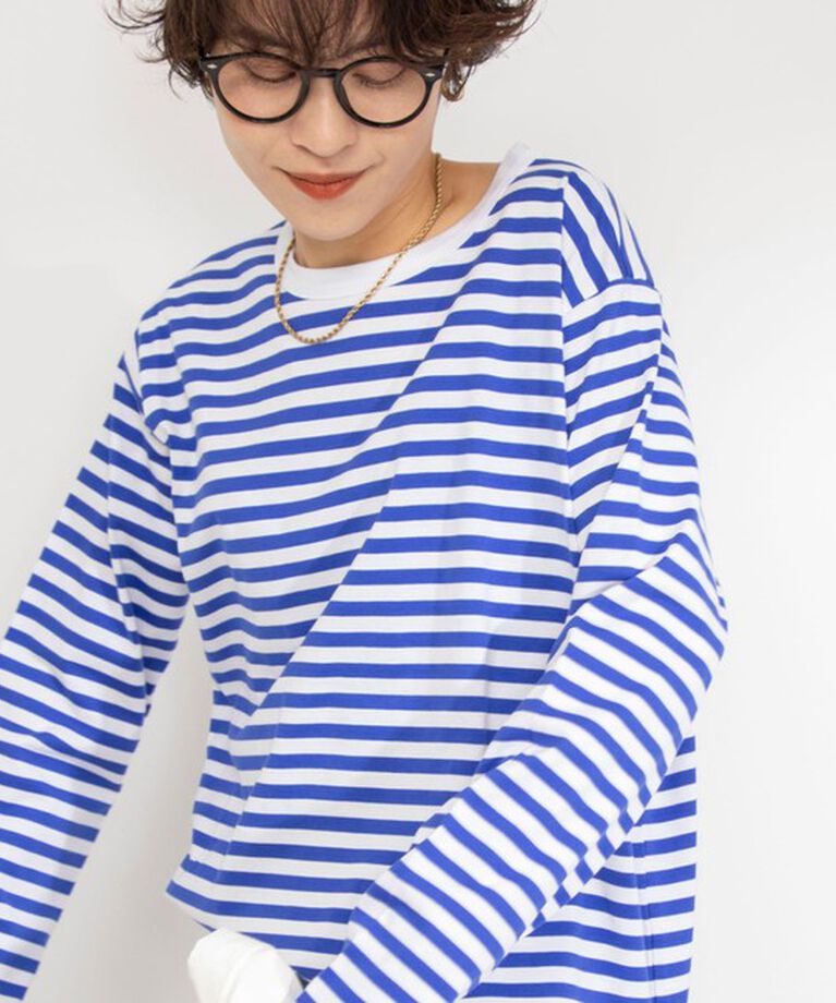 Rie Miller「GIZA COTTONロングスリーブTシャツ 」|Tシャツ・カットソー|