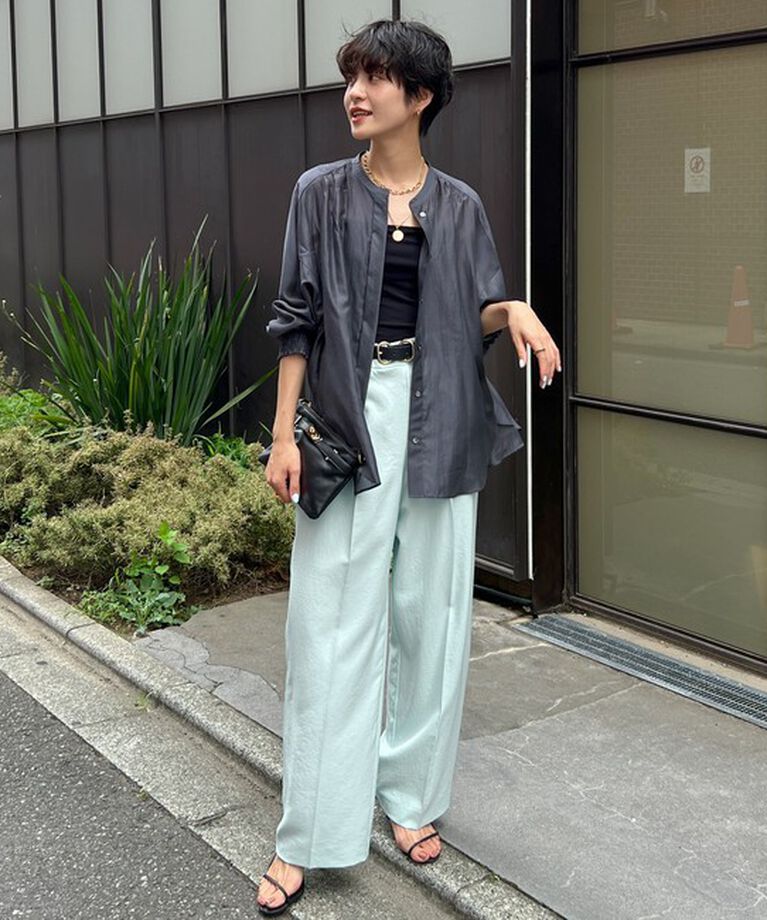 NOLLEY'S「ウォッシャブルイージードロストワイドパンツ」|その他|