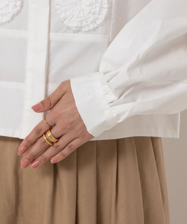 NOLLEY'S「【MARILYN MOON/マリリーンムーン】dramatic tuck motif blouse」|シャツ・ブラウス|