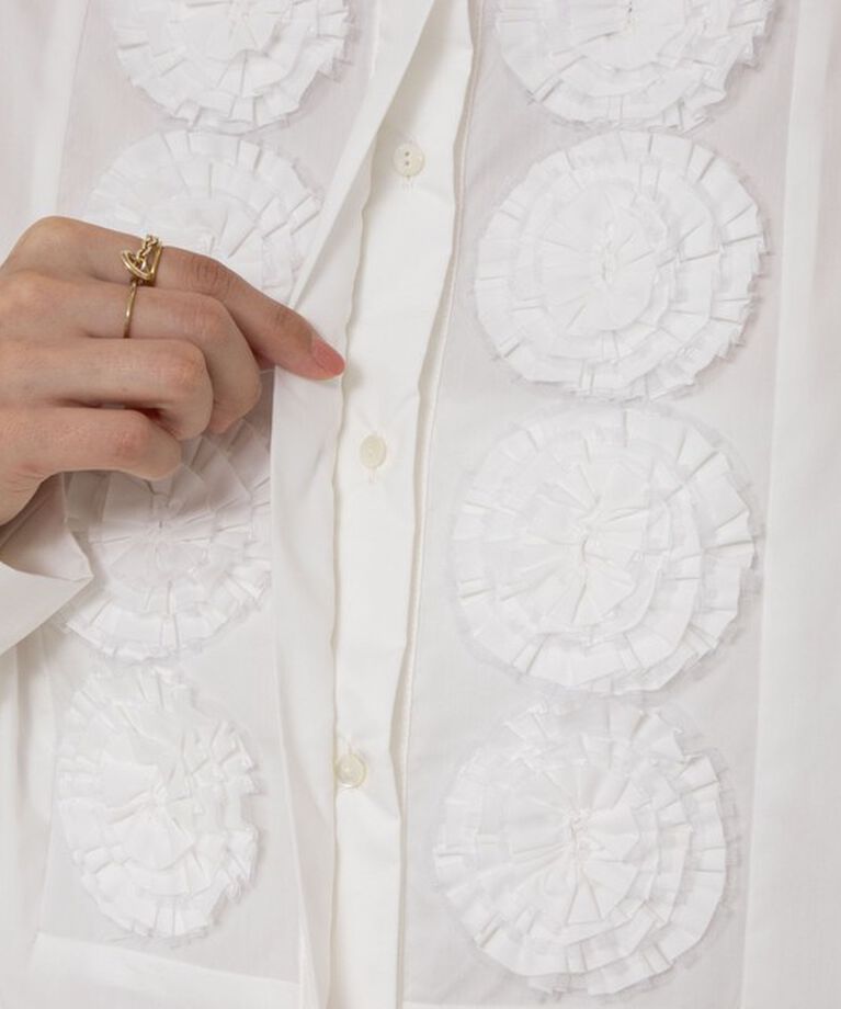NOLLEY'S「【MARILYN MOON/マリリーンムーン】dramatic tuck motif blouse」|シャツ・ブラウス|