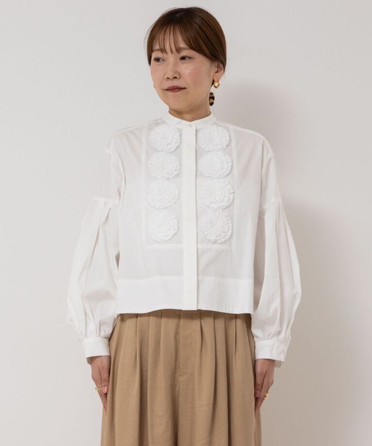 NOLLEY'S「【MARILYN MOON/マリリーンムーン】dramatic tuck motif blouse」|シャツ・ブラウス|
