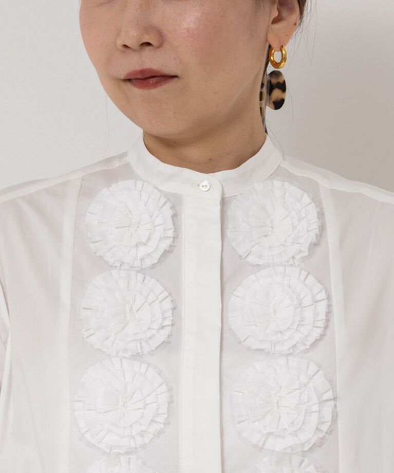 NOLLEY'S「【MARILYN MOON/マリリーンムーン】dramatic tuck motif blouse」|シャツ・ブラウス|