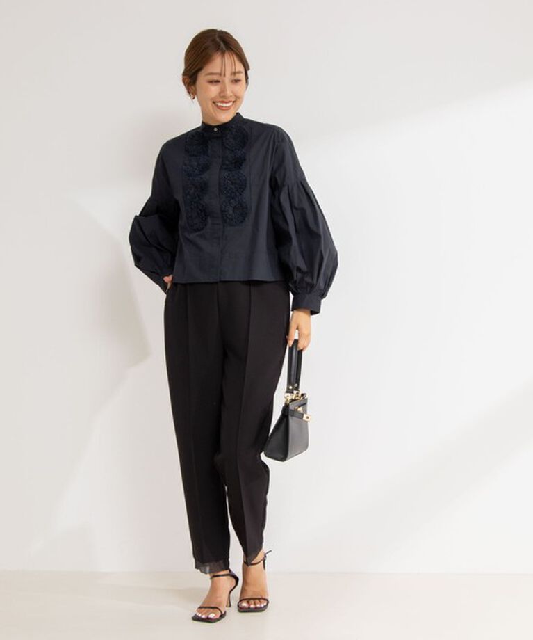 NOLLEY'S「【MARILYN MOON/マリリーンムーン】dramatic tuck motif blouse」|シャツ・ブラウス|