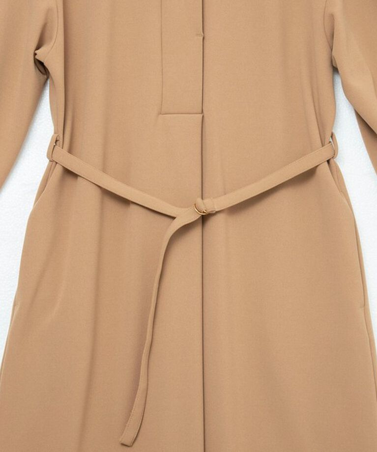 NOLLEY'S「ウォッシャブル裏起毛カットジョーゼットワンピース」|ワンピース|