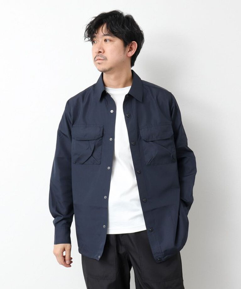 NOLLEY'S goodman「【TAION/タイオン】ノンダウン ミリタリー ダブルポケットシャツ 25SS」|シャツ・ブラウス|