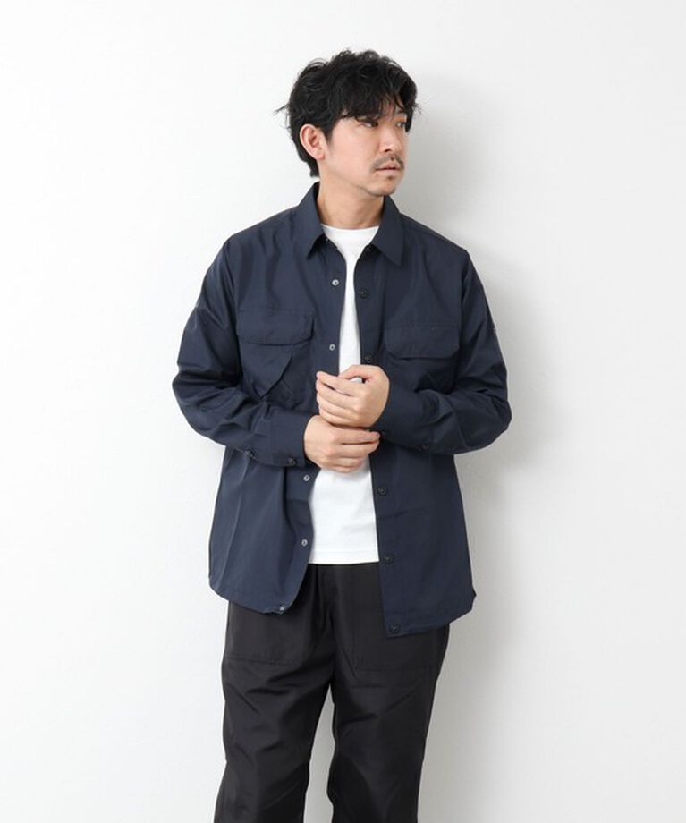NOLLEY'S goodman「【TAION/タイオン】ノンダウン ミリタリー ダブルポケットシャツ 25SS」|シャツ・ブラウス|