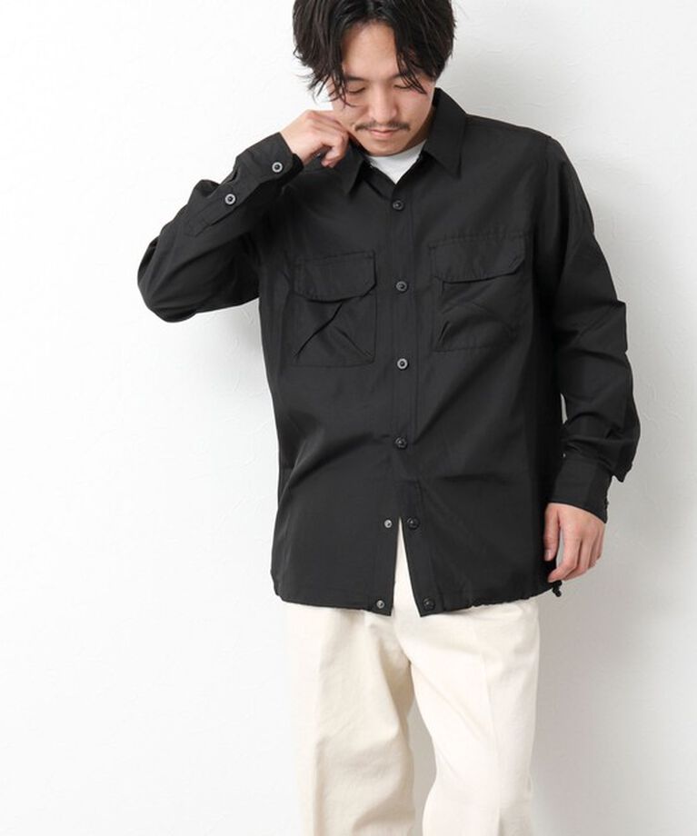 NOLLEY'S goodman「【TAION/タイオン】ノンダウン ミリタリー ダブルポケットシャツ 25SS」|シャツ・ブラウス|