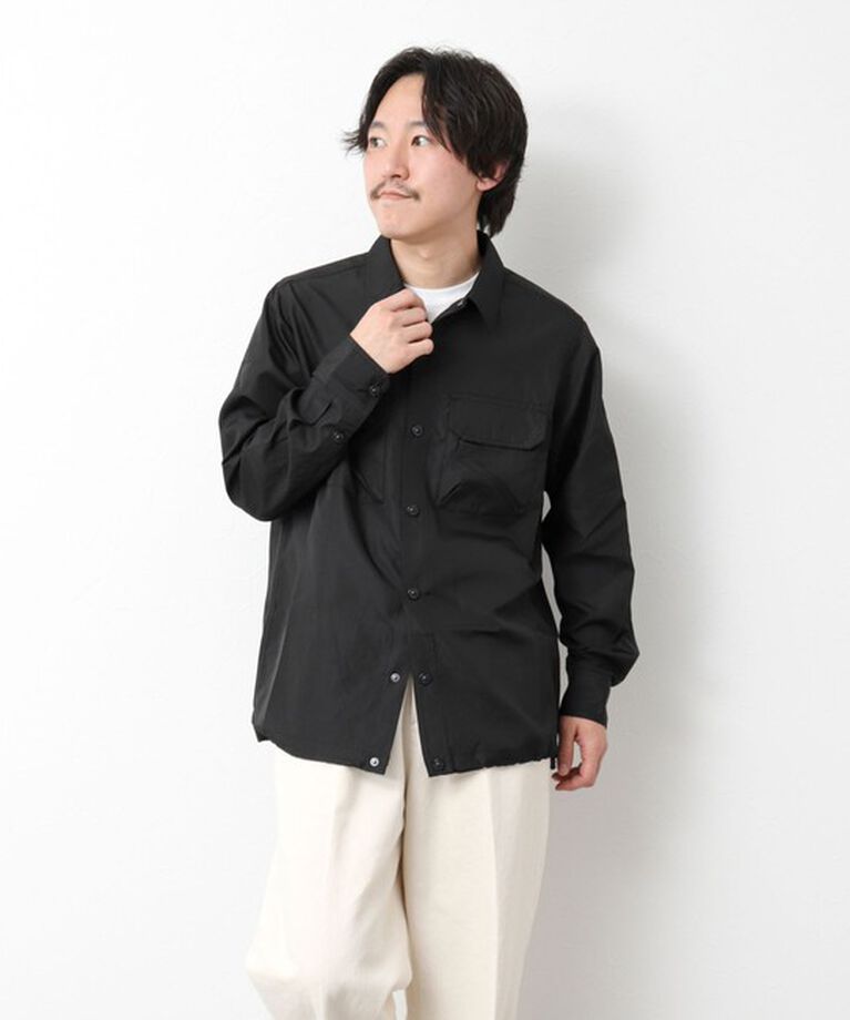 NOLLEY'S goodman「【TAION/タイオン】ノンダウン ミリタリー ダブルポケットシャツ 25SS」|シャツ・ブラウス|