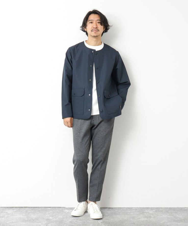 NOLLEY'S goodman「【TAION/タイオン】ノンダウン ミリタリー リバーシブル クルーネックカーディガン 25SS」|ブルゾン・スタジャン|