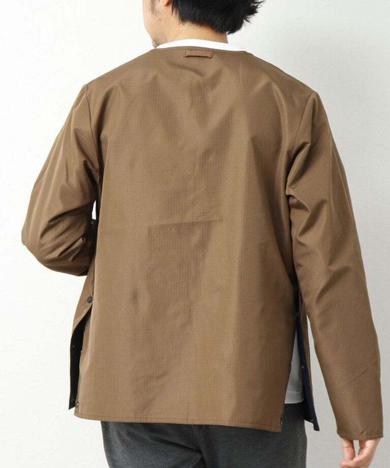 NOLLEY'S goodman「【TAION/タイオン】ノンダウン ミリタリー リバーシブル クルーネックカーディガン 25SS」|ブルゾン・スタジャン|
