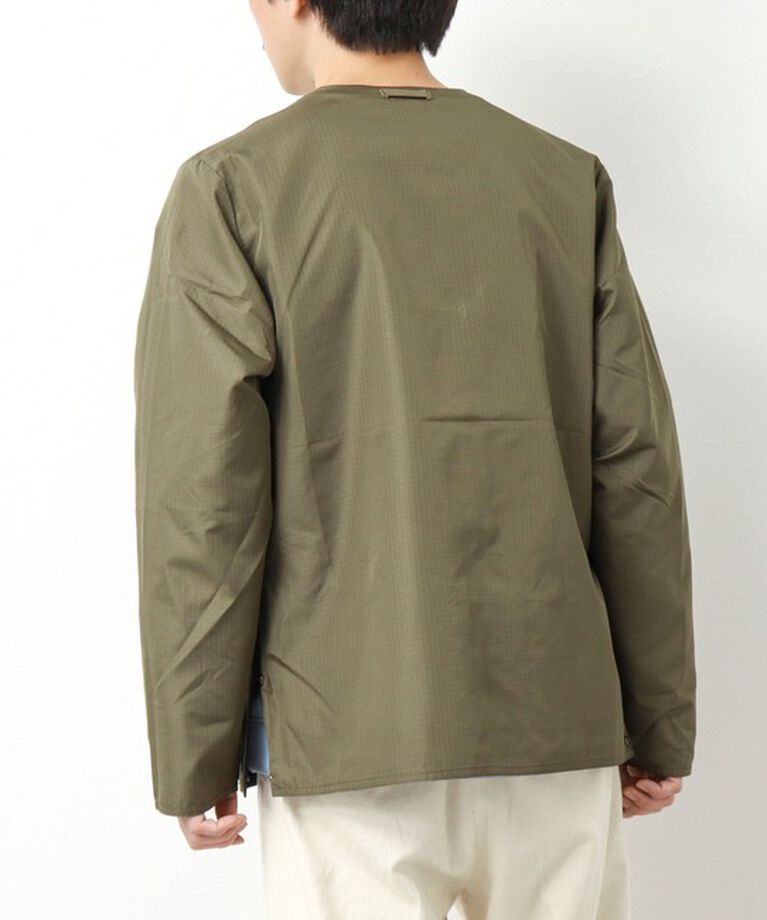 NOLLEY'S goodman「【TAION/タイオン】ノンダウン ミリタリー リバーシブル クルーネックカーディガン 25SS」|ブルゾン・スタジャン|