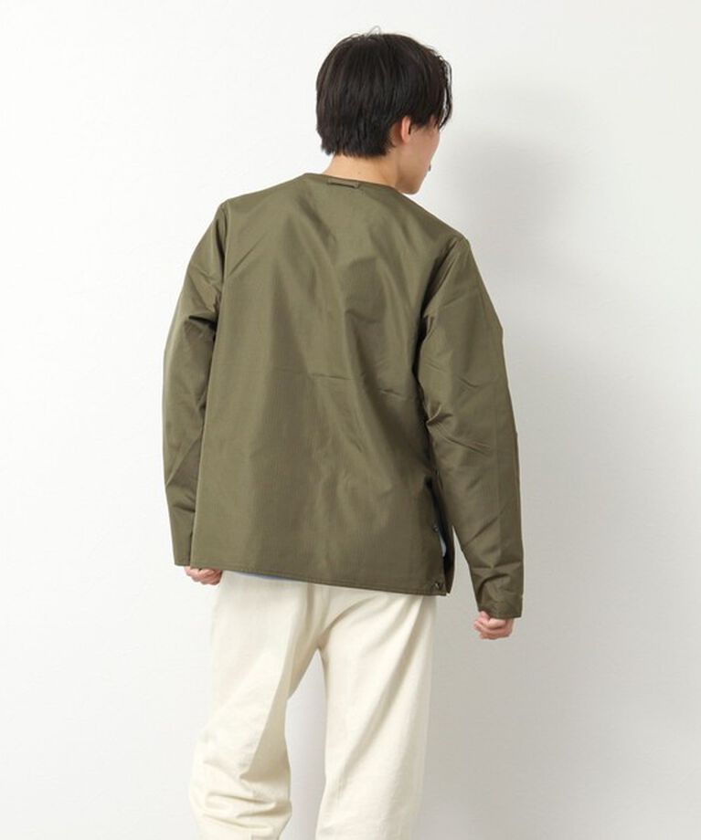 NOLLEY'S goodman「【TAION/タイオン】ノンダウン ミリタリー リバーシブル クルーネックカーディガン 25SS」|ブルゾン・スタジャン|