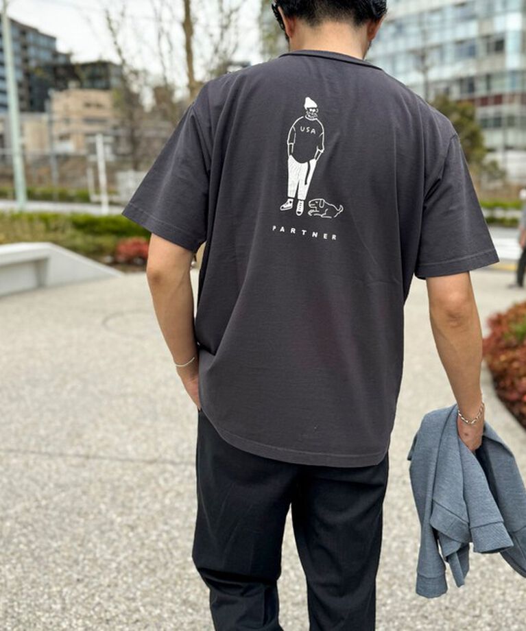 NOLLEY'S goodman「【BARNS OUTFITTERS】別注タフネックT PARTNER 25SS」|Tシャツ・カットソー|