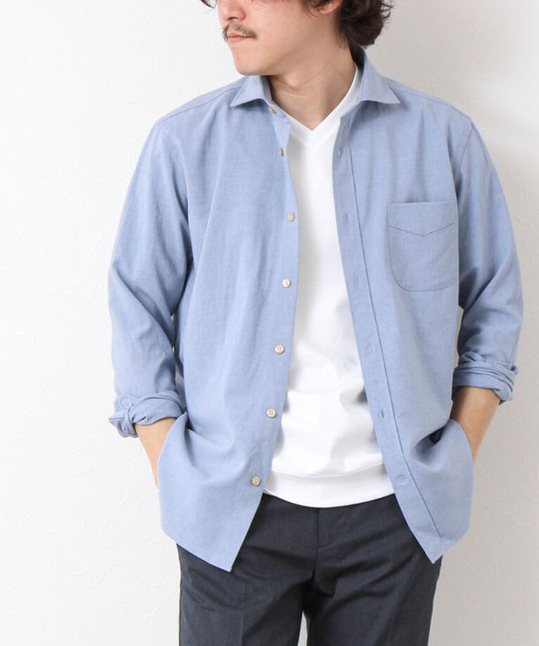 NOLLEY'S goodman「EVALET《防しわ/ストレッチ》カッタウェイシャツ 25SS」|シャツ・ブラウス|