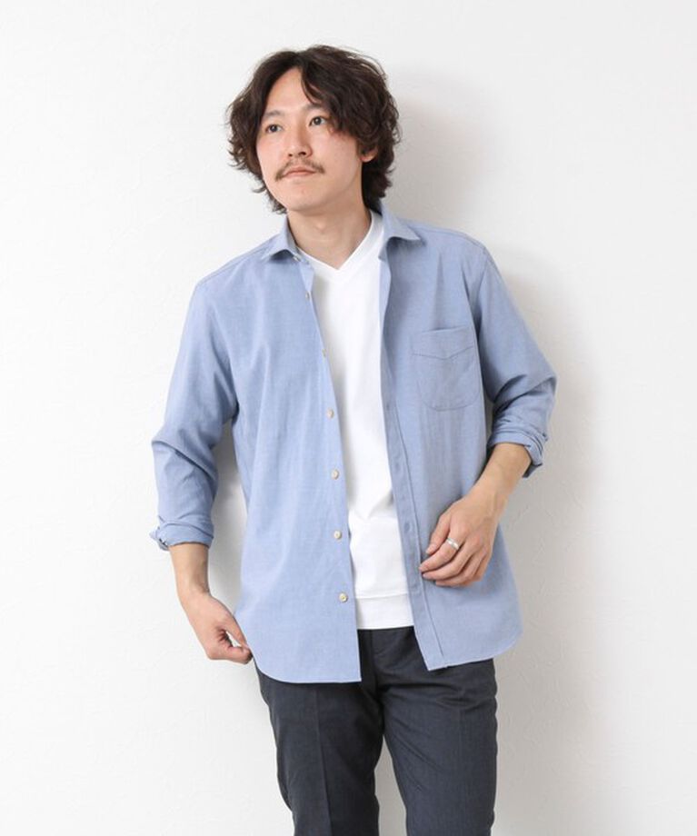 NOLLEY'S goodman「EVALET《防しわ/ストレッチ》カッタウェイシャツ 25SS」|シャツ・ブラウス|