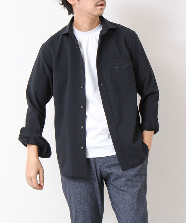 NOLLEY'S goodman「EVALET《防しわ/ストレッチ》カッタウェイシャツ 25SS」|シャツ・ブラウス|